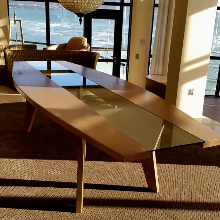 Custom timber dining table